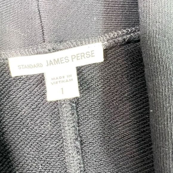 Standard James Perse Cardigan Jacket Blazer Womens 1 Small Cotton Collar Button - Picture 2 of 8